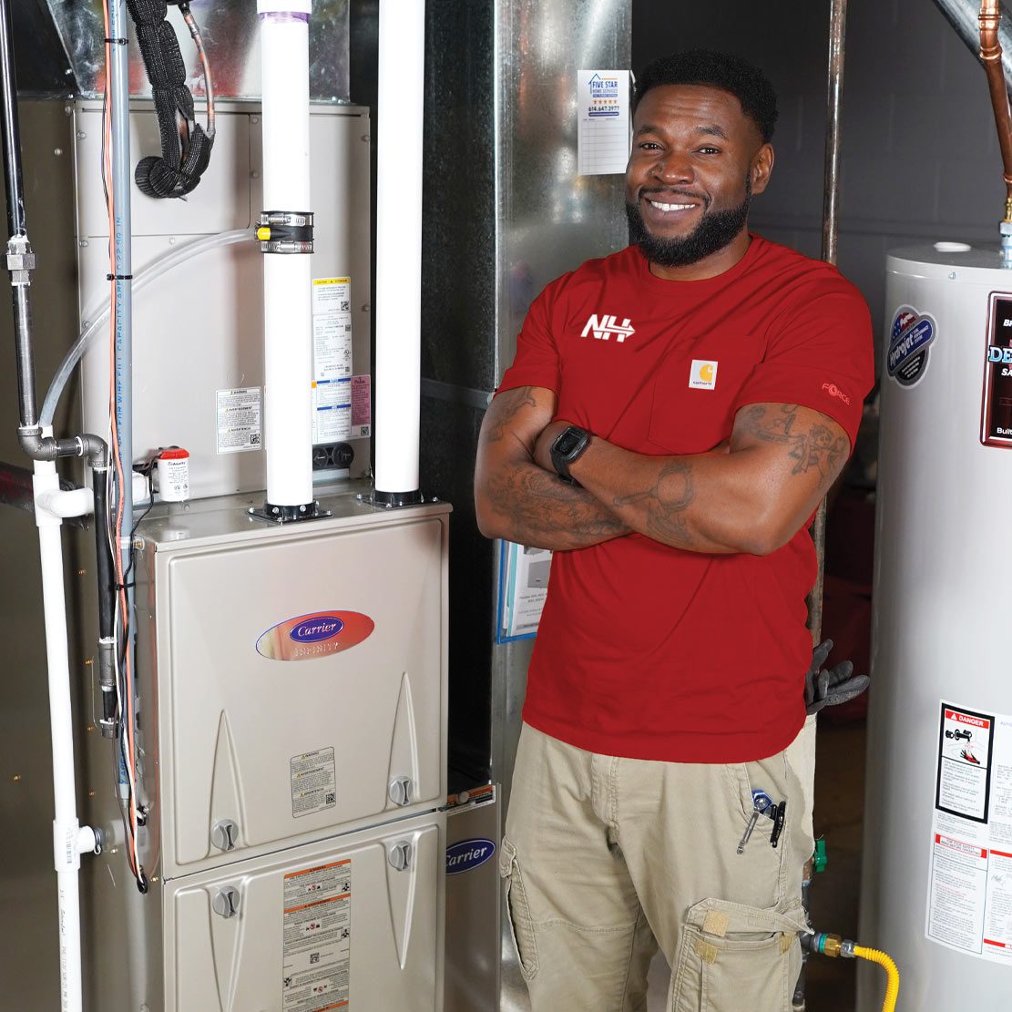 HVAC service technician