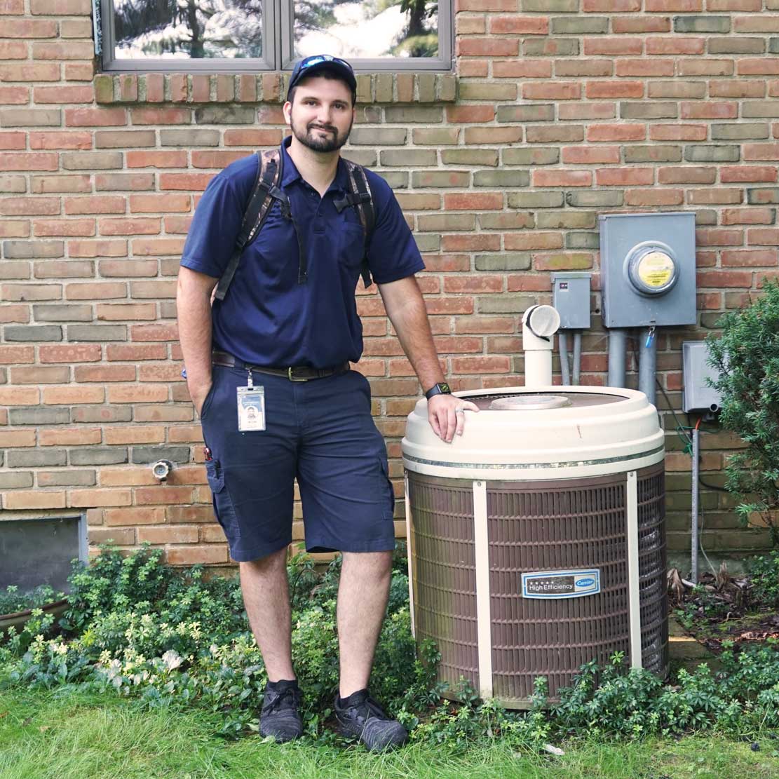 HVAC service technician
